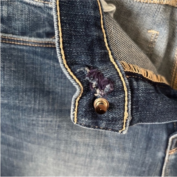 LAgence Designer Cropped Jeans Raw Hem High Rise High Waisted Denim Blue Size 28 - Picture 7 of 9